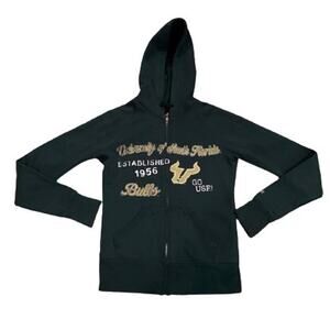 Soffee University Of South Florida Bulls Girl's SM Zip Front Hoodie